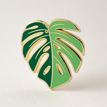 Monstera Deliciosa Enamel Pin by Happily Plants