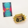 Retro 90s Boom Box Enamel Pin