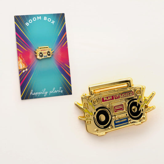 Retro 90s Boom Box Enamel Pin