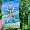 Horse Enamel Keychain