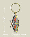 Death Moth Enamel Keychain & Bag Charm