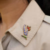 Lavender Pin & Butterfly Flower Enamel Pin