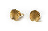 Palm Leaf Stud Earrings - 18k Gold Plated