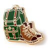 Hiking Gear Enamel Pin