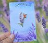 Lavender Pin & Butterfly Flower Enamel Pin