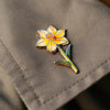 Yellow Daffodil Hard Enamel Pin