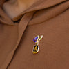 Poison Belladonna Flower Hard Enamel Pin