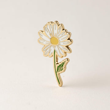 Daisy Flower Lapel Pin