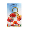 Red Poppy Keychain & Bag Charm