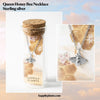 Queen Honey Bee Necklace Gift Set