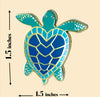 Sea Turtle Enamel Pin