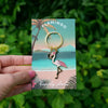 Flamingo Enamel Keychain