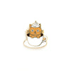 Overly Caffeinated Cat Pin
