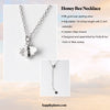 Queen Honey Bee Necklace Gift Set