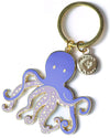 Octopus Enamel Keychain