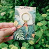 Parrot Enamel Keychain