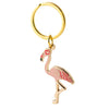 Flamingo Enamel Keychain