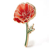 California Red Poppy Enamel Pin