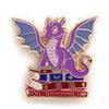 Fantasy Dragon Book Lovers Enamel Pin