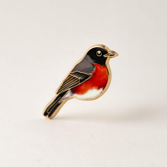 Robin Enamel Pin