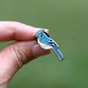 Cute Blue Jay Enamel Pin