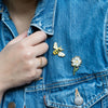 Daisy Flower Lapel Pin