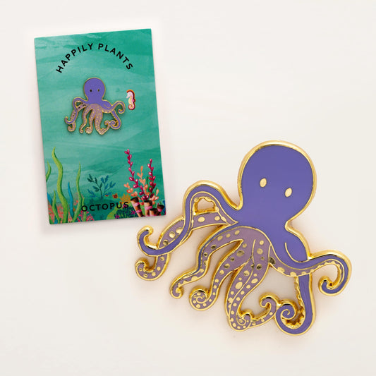 Octopus Lapel Pin