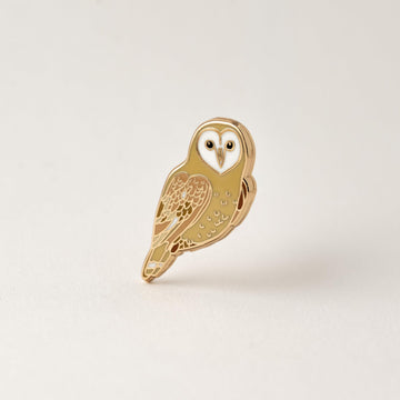 Barn Owl Enamel Pin