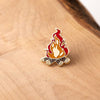 Campfire Enamel Pin