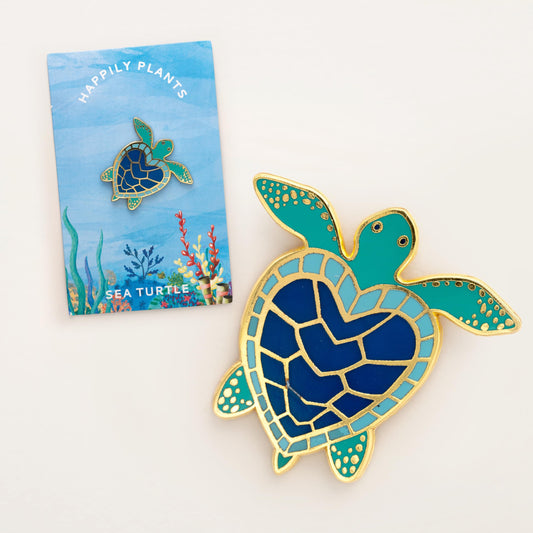 Sea Turtle Enamel Pin