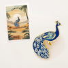 Peacock Enamel Pin