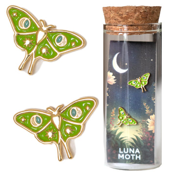 Luna Moth Earrings
