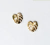 Monstera Deliciosa Stud Earrings