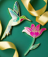 Hummingbird Enamel Pin
