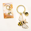 Queen Honey Bee Keychain Bag Charm
