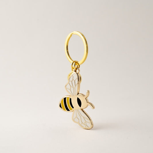 Queen Honey Bee Keychain Bag Charm
