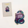 Book Wyrm Pin