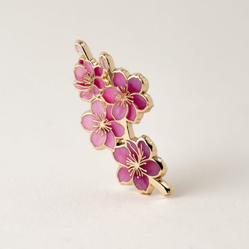 Cherry Blossom Hard Enamel Pin