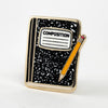 Composition Notebook & Pencil Pin