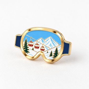 Ski & Snowboard Google Pin