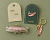Rainbow Trout Earring Studs