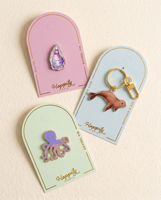 Oyster Enamel Pin