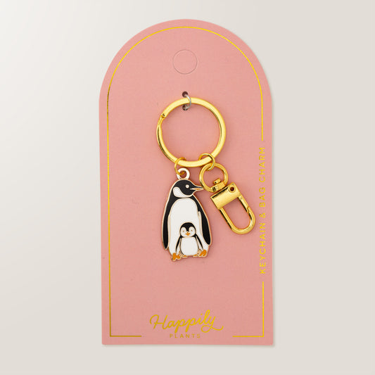 Penguin Keychain Charm