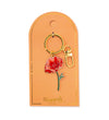 Red Poppy Keychain & Bag Charm