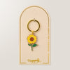 Sunflower Enamel Keychain
