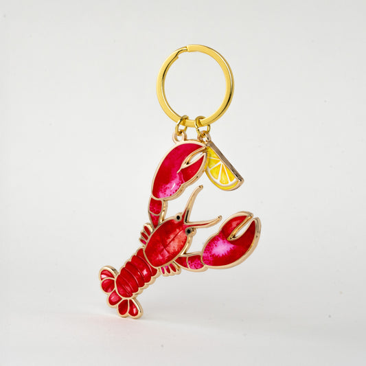 Lobster Lemon Keychain & Bag Charm