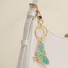 Luna Moth Keychain Charm, Glow in the Dark