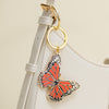 Monarch Butterfly Keychain Bag Charm