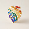 Monstera Rainbow Pride Pin