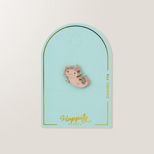 Axolotl Enamel Pin